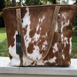 myra cowhide bags